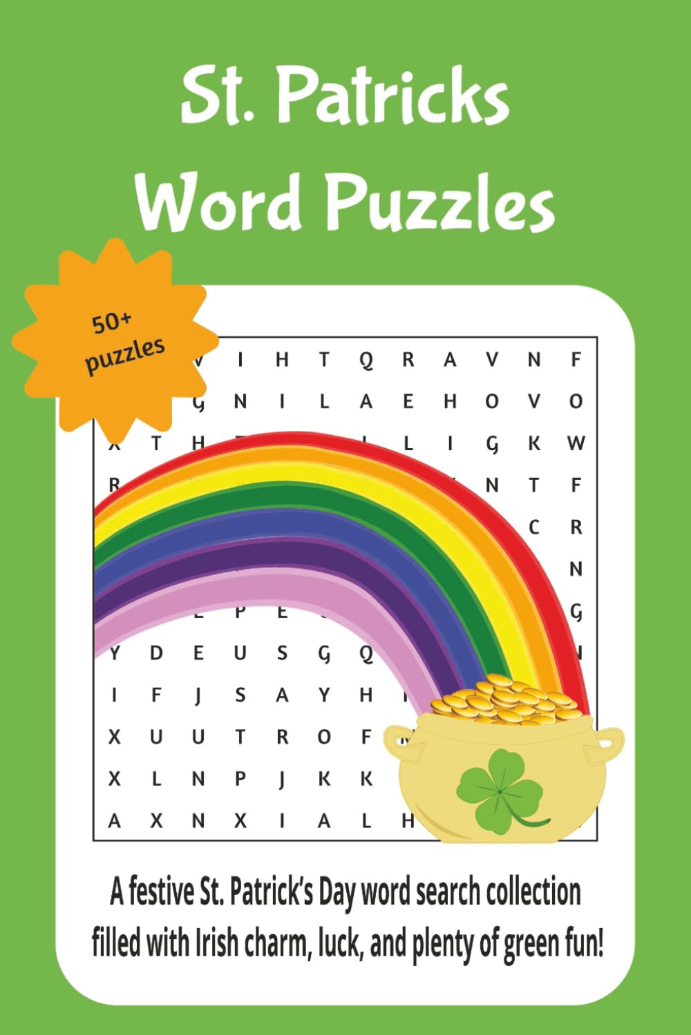 St. Patricks word puzzles: A festive St. Patrick’s Day word search collection filled with Irish charm, luck, and plenty of green fun!