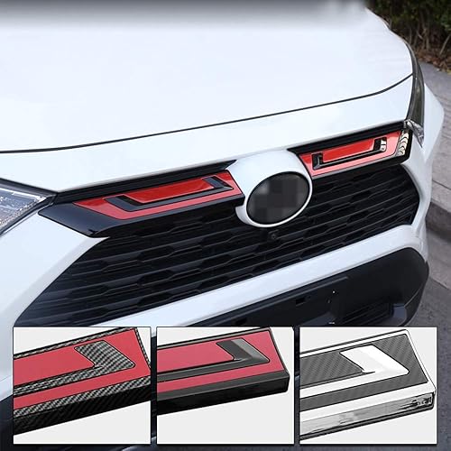 Miniatura 6 de XITER 2 piezas de acabados galvanizados para exterior del automóvil, cubierta de parrilla delantera del automóvil, cubierta de rejilla decorativa,