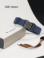 Vista 47 de JUKMO Cinturón táctico de liberación rápida, trabajo militar de 1.5 pulgadas, cinturón de senderismo con hebilla de cinturón de seguridad resistente