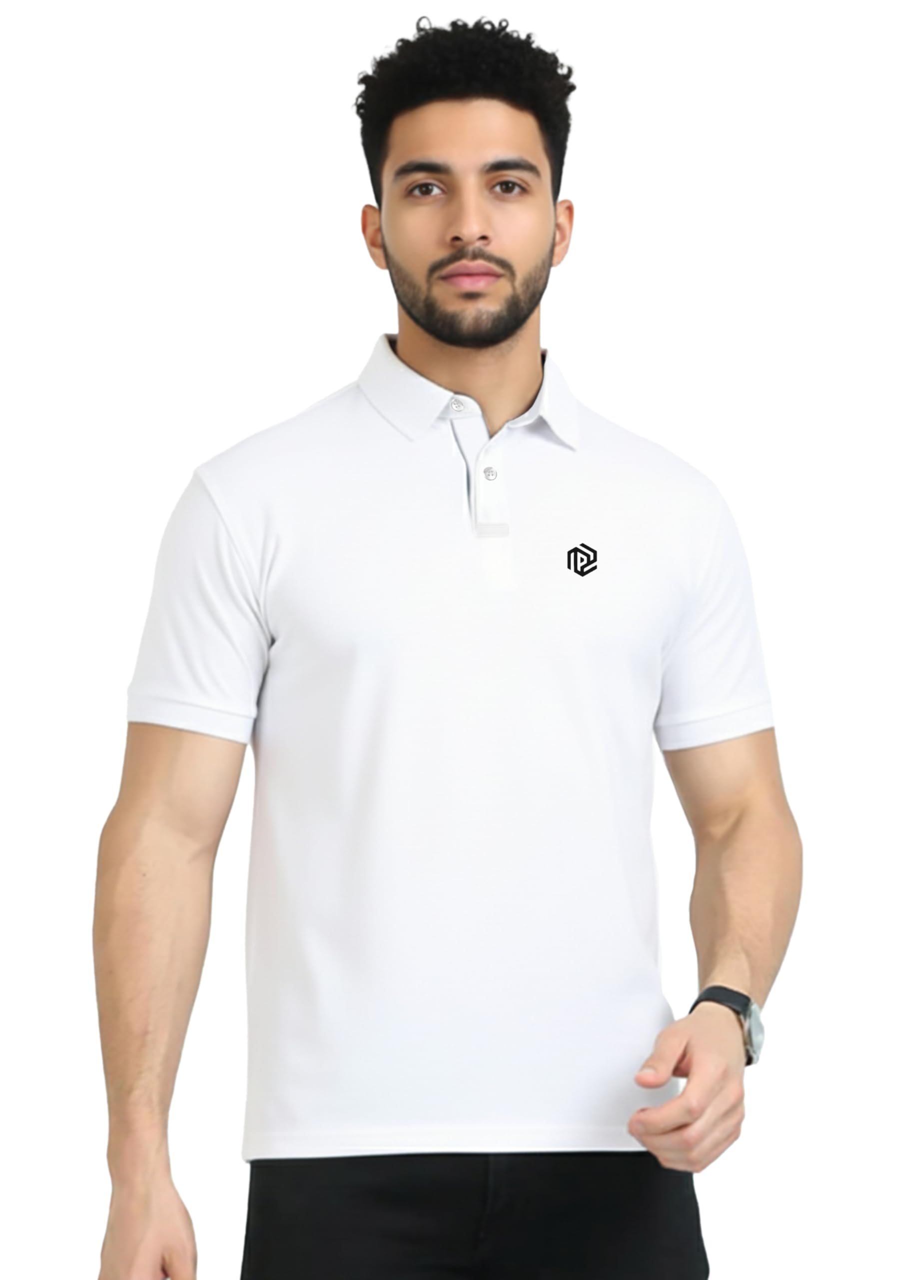 peppyzone Premium UV Protection Plain Polo T Shirt for Men | Ultra Soft Solid Collar T Shirt | Regular Fit Polo Neck T Shirts for Men, Office, Casual & Sports Wear-picture-51