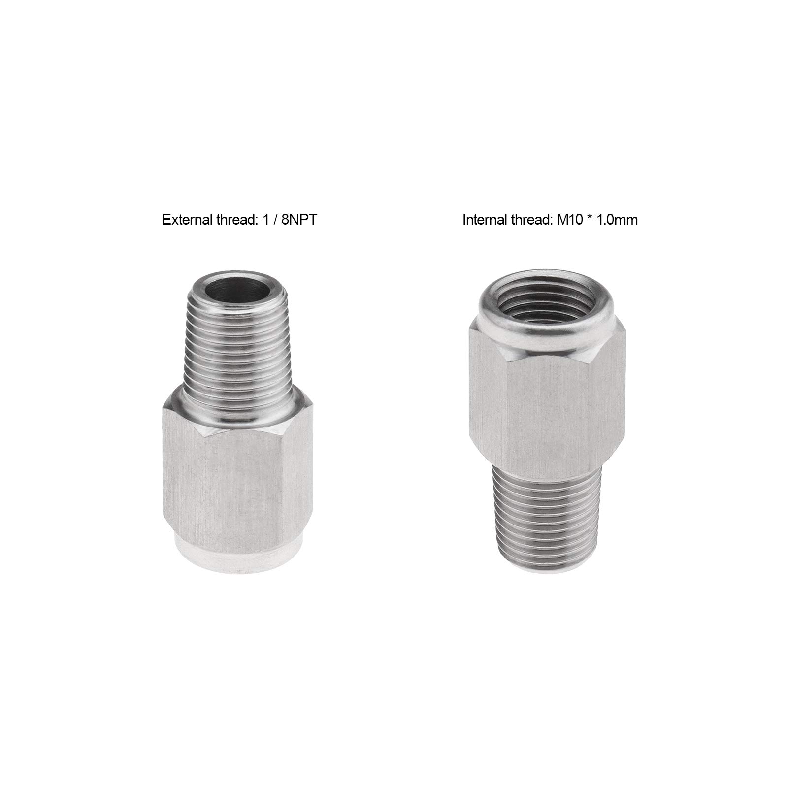 Oliedrukmeteradapter , 1/8 Inch NPT Vrouwelijk Naar M10 X 1 . 0