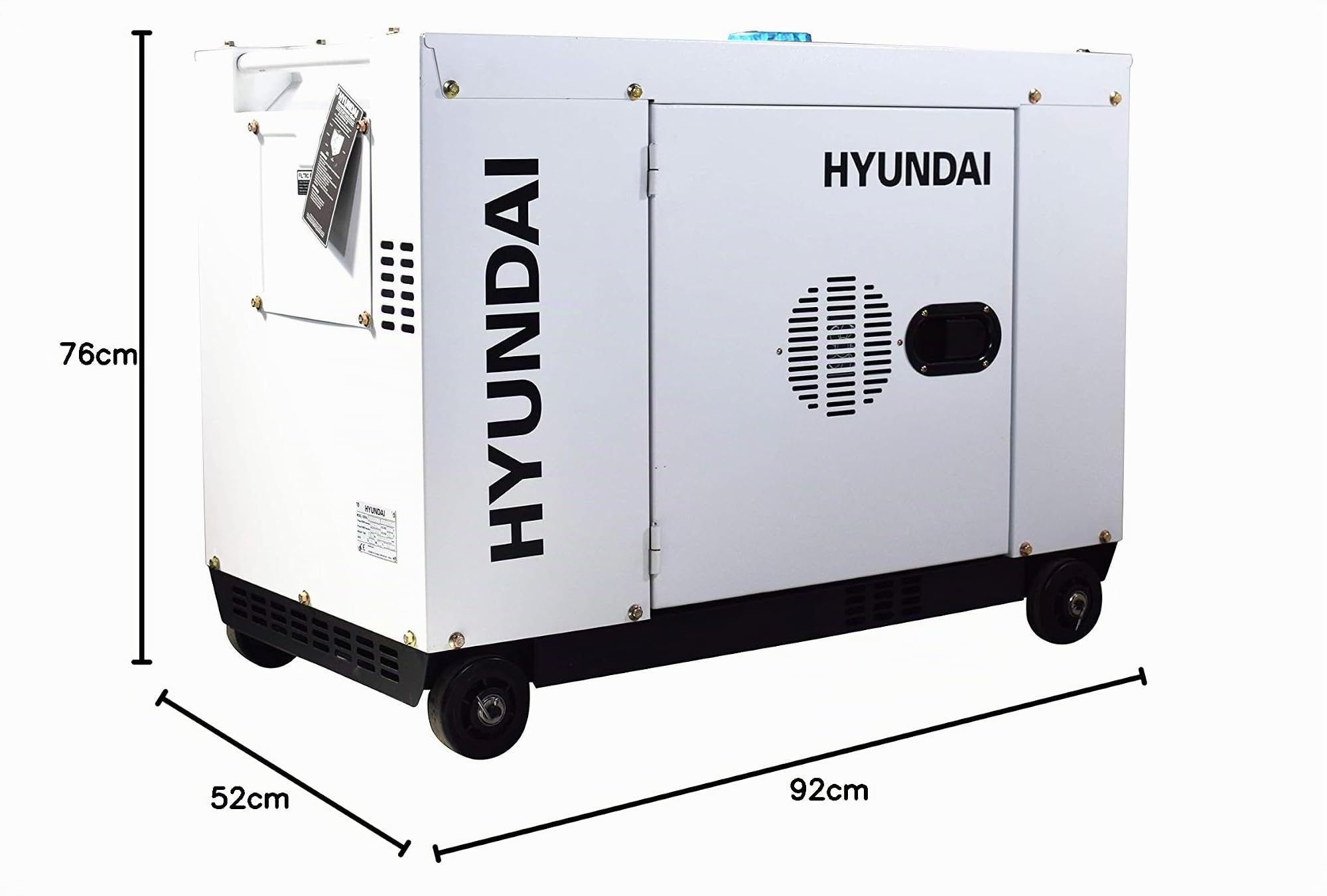 HYUNDAI HY-DHY8600SE-T Generador Diésel Insonorizado Full Power