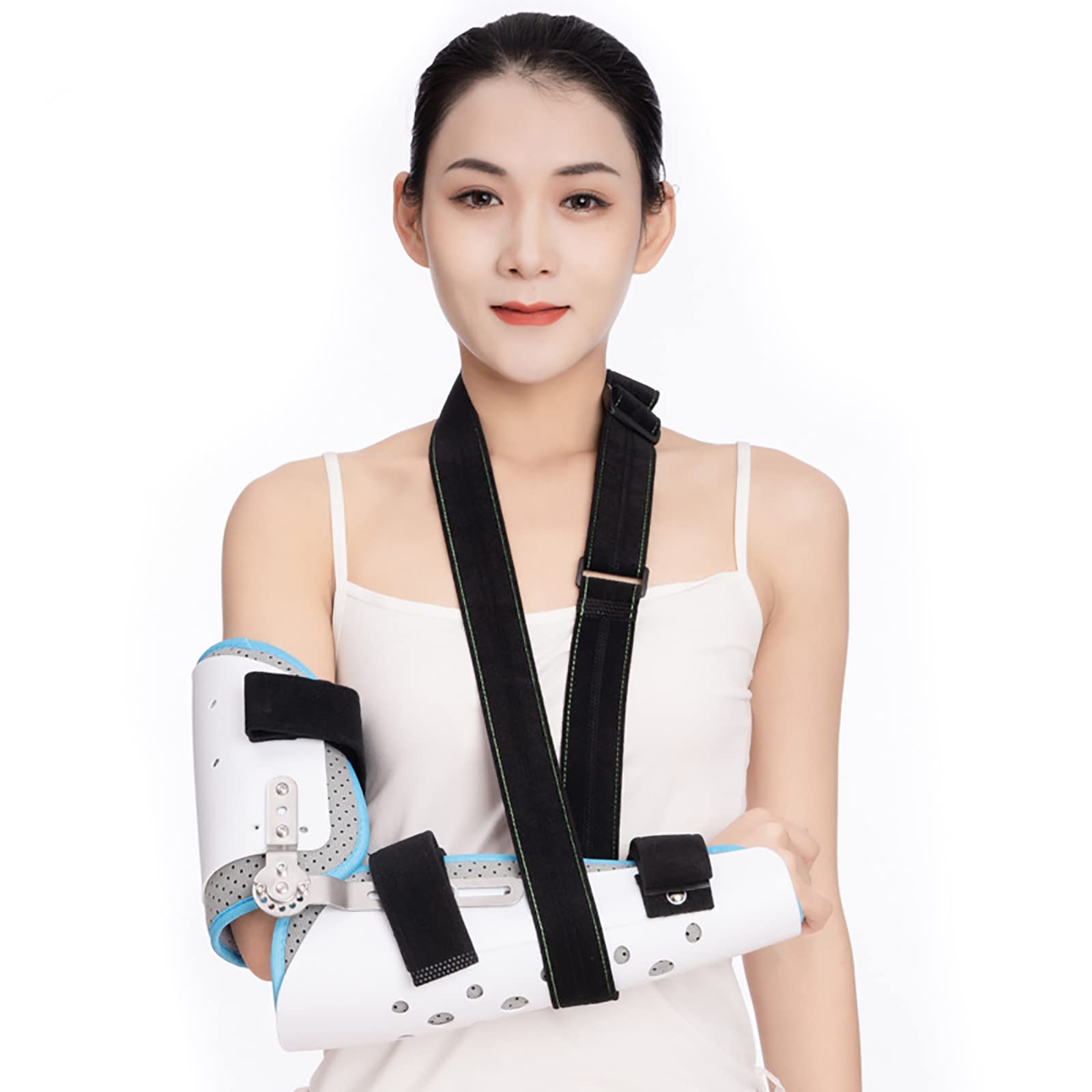Soporte de Codo Ajustable Brace-Joint Protector Fijo Brazos Férula Dispositivos de Fractura para fijación de Fractura de Codo de antebrazo, Lado Derecho