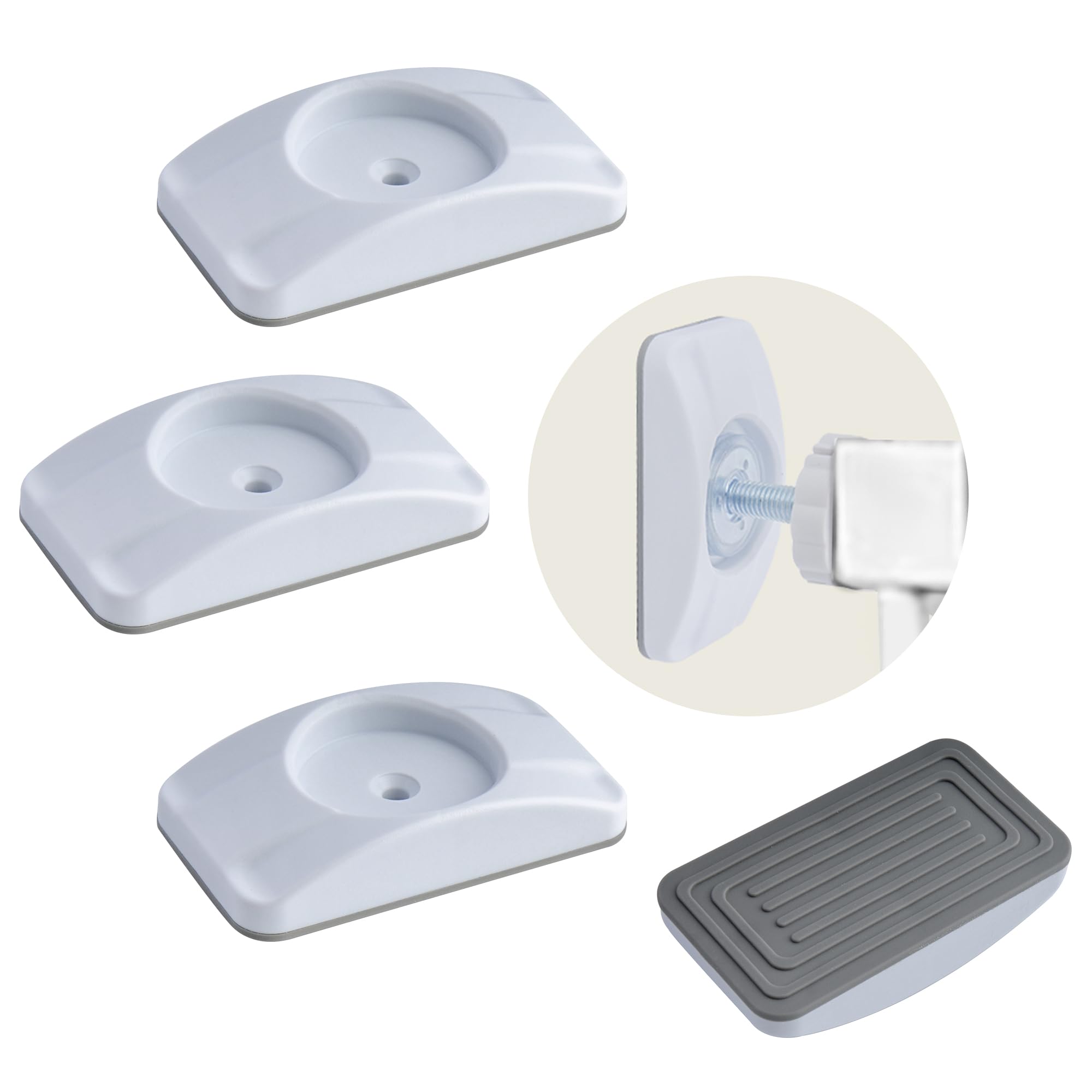 SZWLJ 4 PCS Rectangular Baby Gate Wall Protector