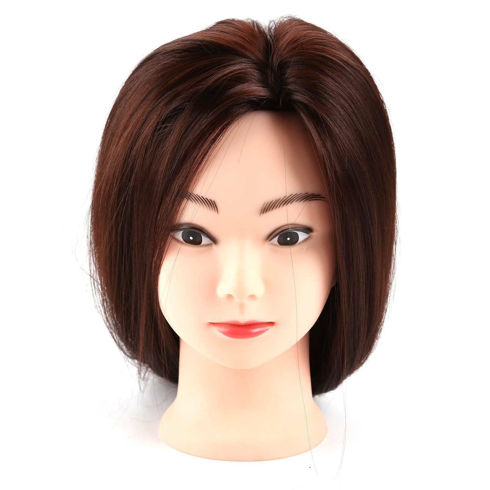 Trintion Frisierkopf Trainingsköpfe Übungskopf Friseur 24" Synthetik Haar Trainingskopf Frisurenkopf Puppenkopf Frisierkopf Halter mit DIY Haar Zubehör Styling Set