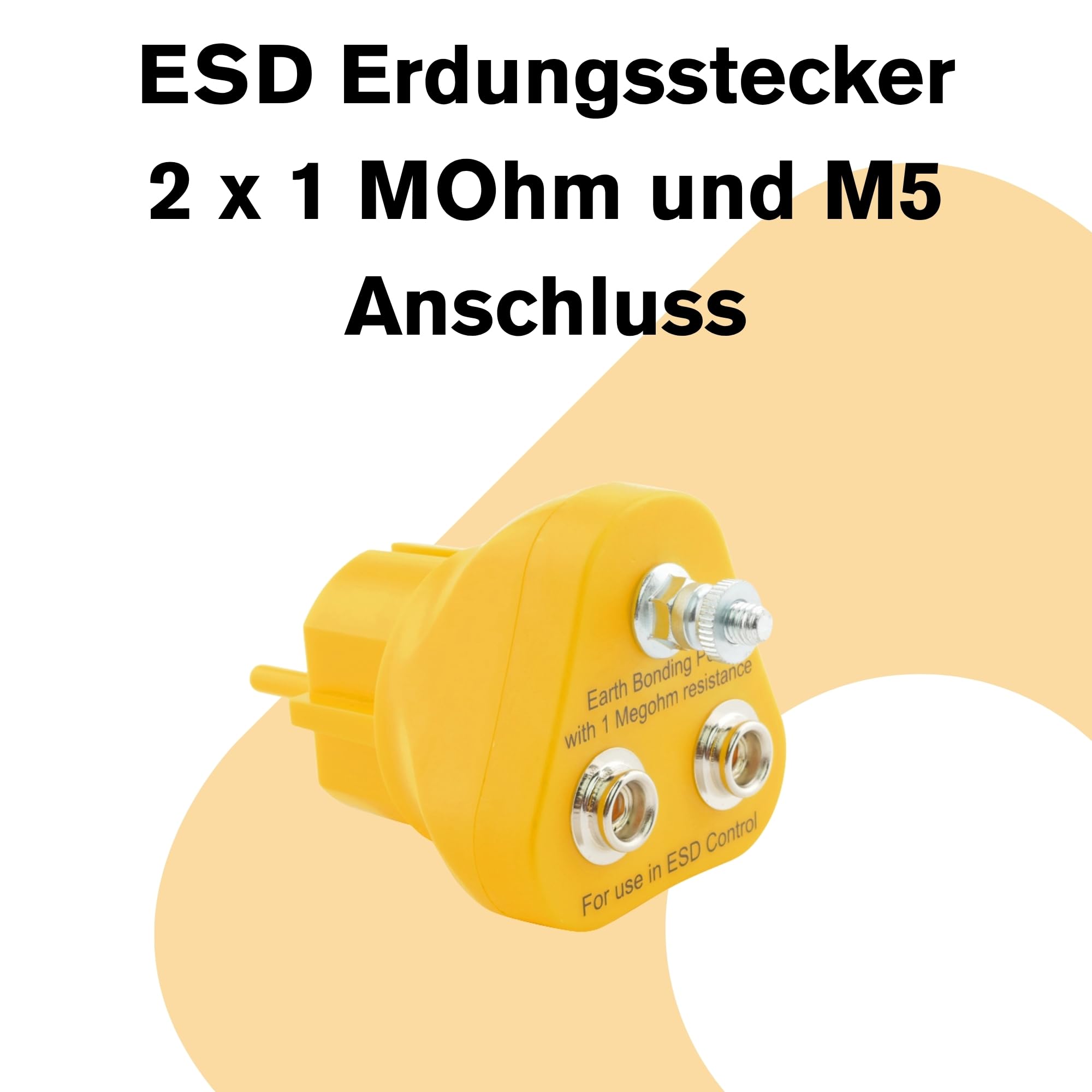 BERNSTEIN ESD Handling Set 7 piezas | ESD Matte Negro (50 x 40 cm) + Cable de tierra + Conector de tierra + Lupa de mano LED + Pinzas + Pulsera + Cable en espiral | ESD Computer Tischmatte