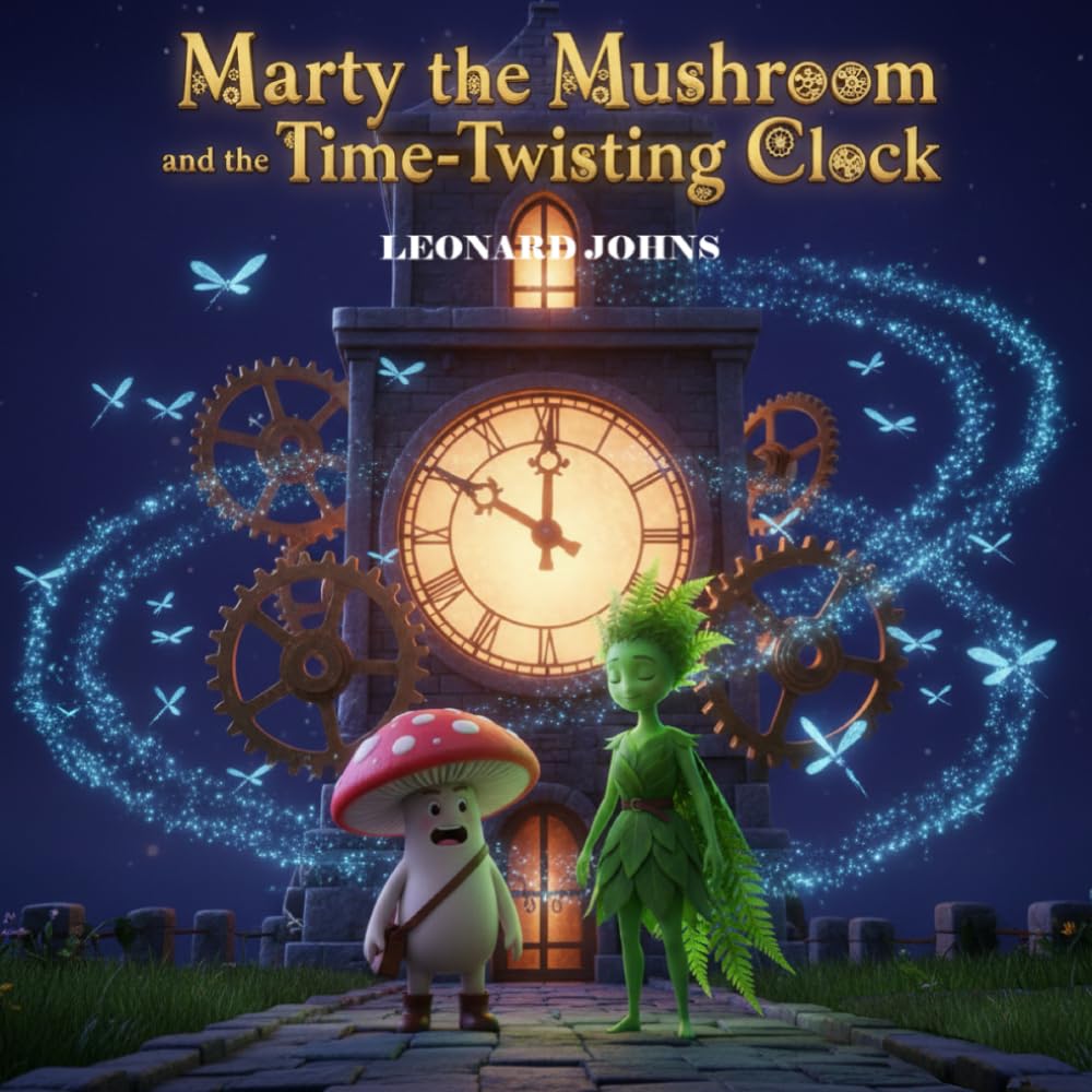 Marty the Mushroom and the Time Twisting Clock: A Whimsical Magical Adventure for Kids About Bravery, Friendship, and Problem Solving (Marty the ... (Marty the Mushroom Series of Books)