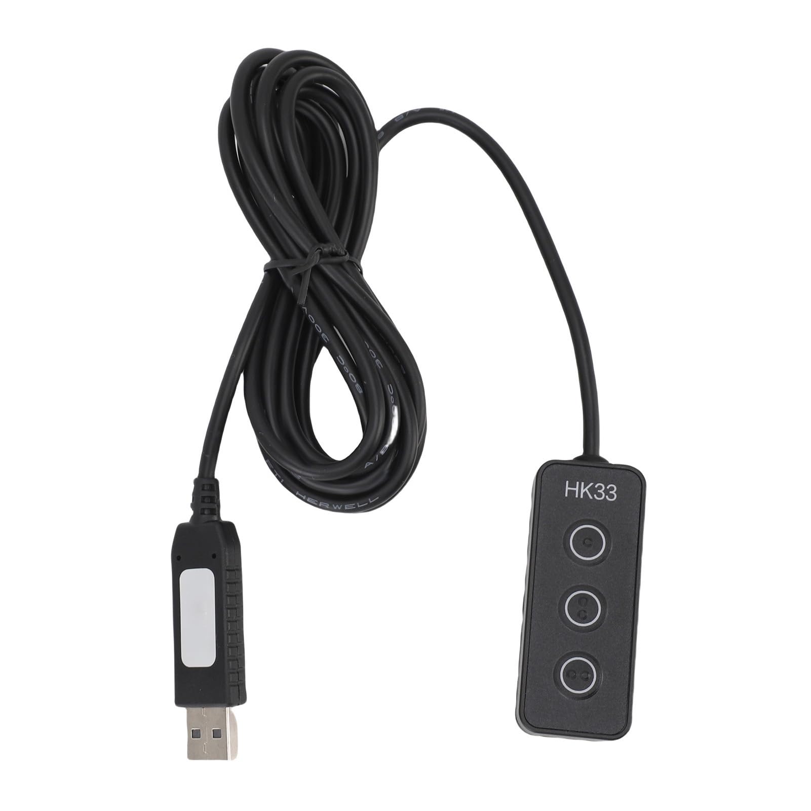 Aramox Clavier Macro USB à 3 Touches, Braille et Magnétique (Black)