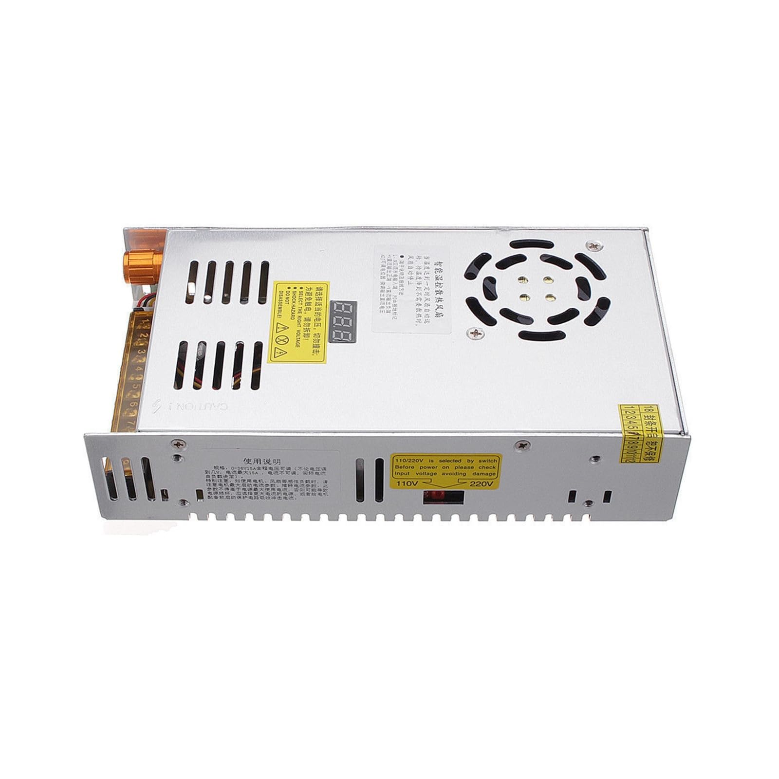 Zasilacz impulsowy 480 W 15 A 0-36 V DC, transformator regulowany napięciem, sterownik LED z wyświetlaczem cyfrowym Kontrola o wysokiej czułości(0-24V 20A)