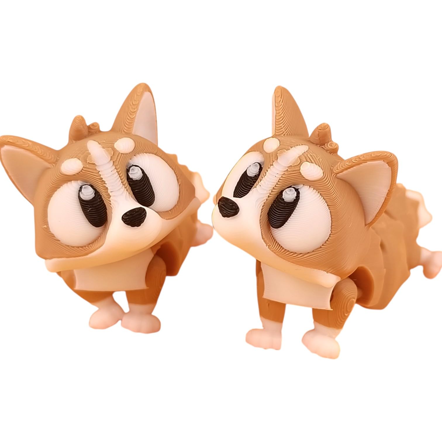 Amazon.com: 5-Pack Mini Baby Corgi Figurines – Articulated Desk