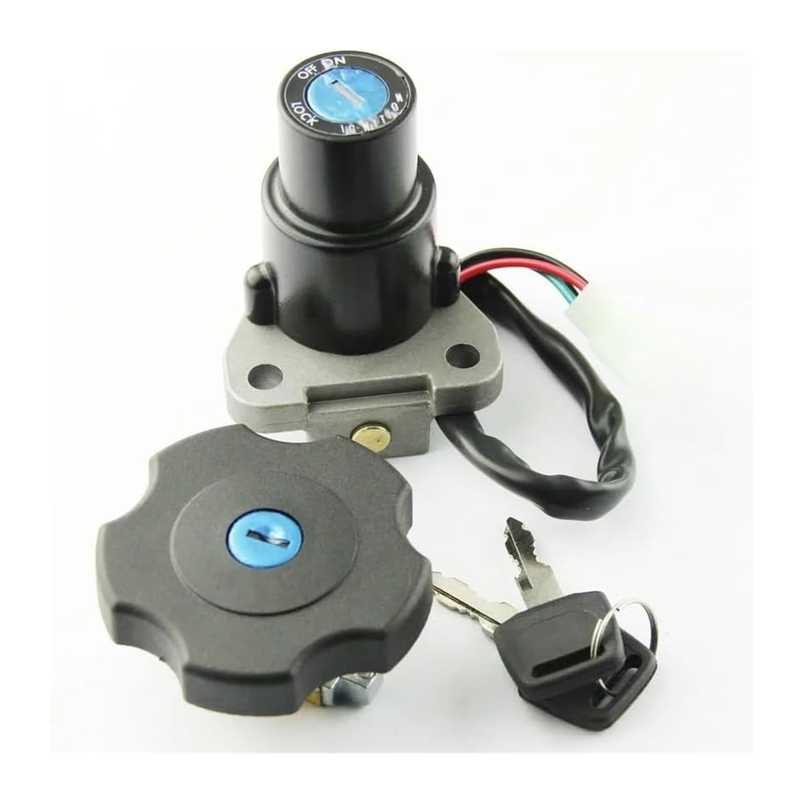 Blocco Accensione Per XT600 XT 600 1990-1995 TW200 DT200 DT200R XT225 Per Serow 225 Chiave Di Blocco Sella Interruttore Accensione Moto Tappo Serbatoio Carburante Interruttore Moto