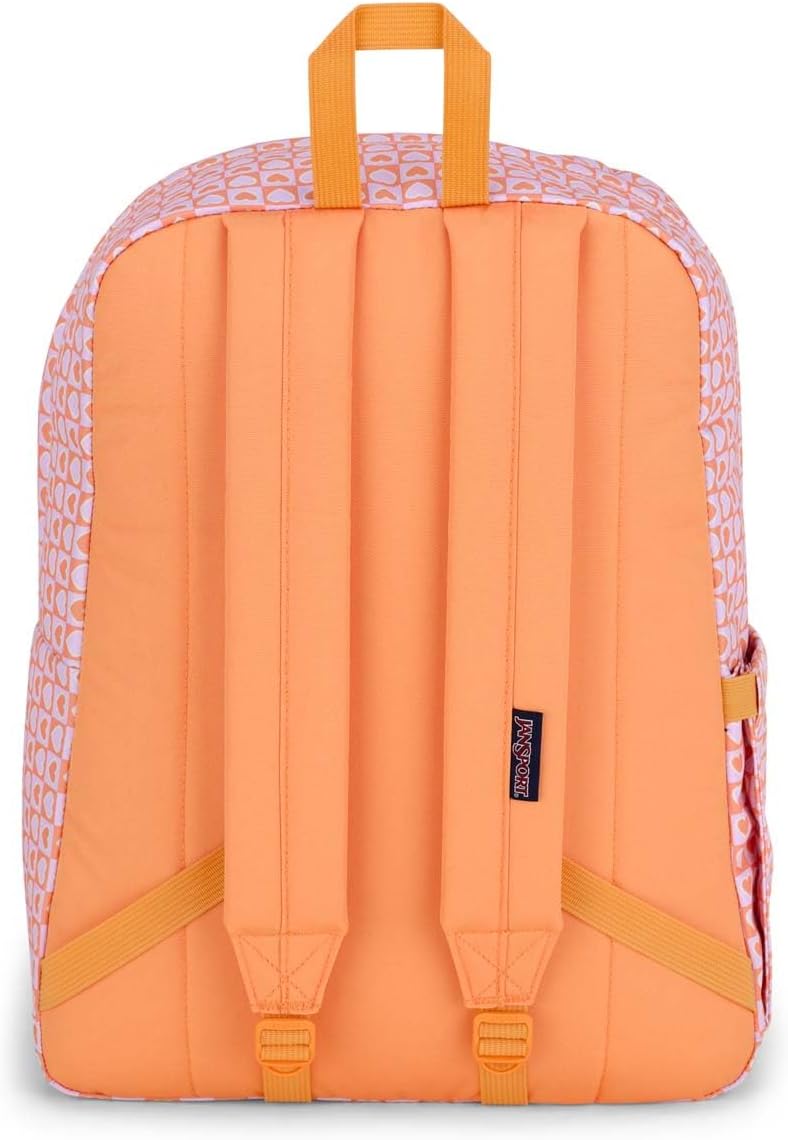 JanSport SuperBreak Plus Backpack with Padded 15-inch Laptop Sleeve and Integrated Bottle Pocket - Spacious and Durable Daypack for Work and Travel - Hyped Hearts Pink - Image 2
