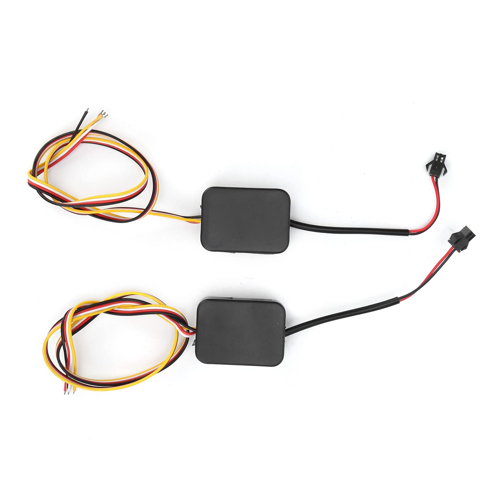 Chrees Marcador de Posición de Luz Trasera Luz Trasera Lámpara de Freno LED Lente Roja IP67 12V Par Lámpara de Señal de de Repuesto con Carcasa de Enfriamiento para H