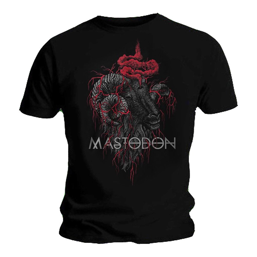 Mastodon Official T Shirt Metal RAM'S Head Black M