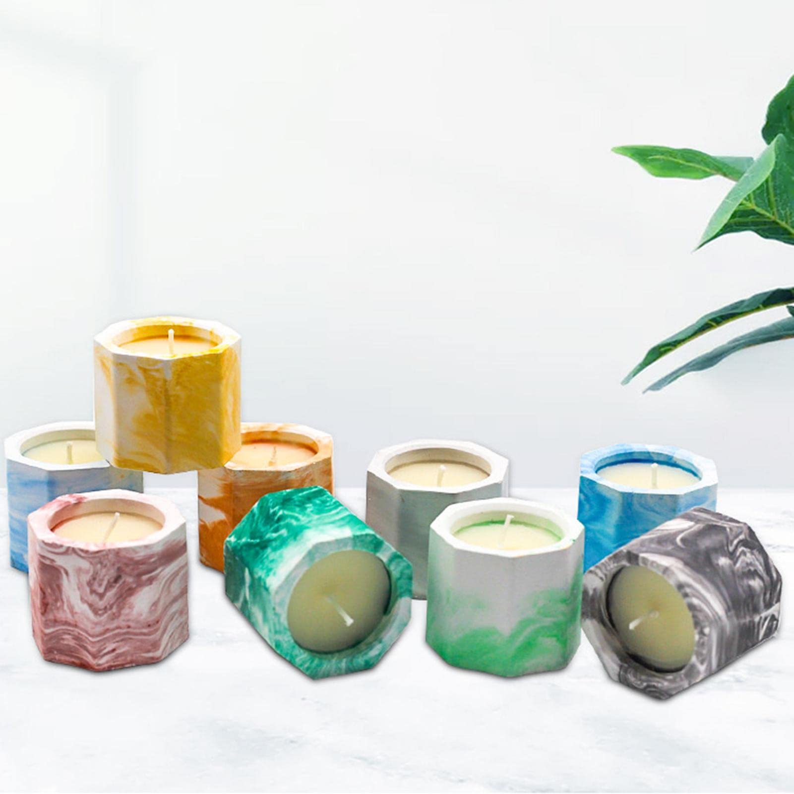 Velas perfumadas for Mujeres, Velas sin Humo de Cera de Soja Natural, Velas sin Humo de 2.5 oz de Larga duración, Regalo de Velas de SOYA perfumada for Mujeres, mamá, baño, Yoga, romántico