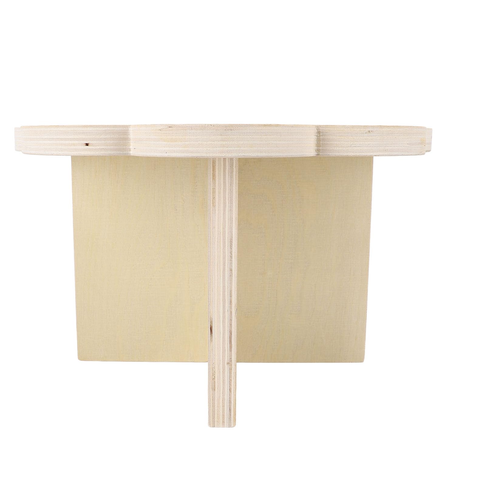 Rengue Tavolo Pieghevole a Forma di Fiore in Legno Massello Tavolo da Picnic da Campeggio Compatto e Robusto Dal Design Carino con Facile Installazione per attività All'aperto