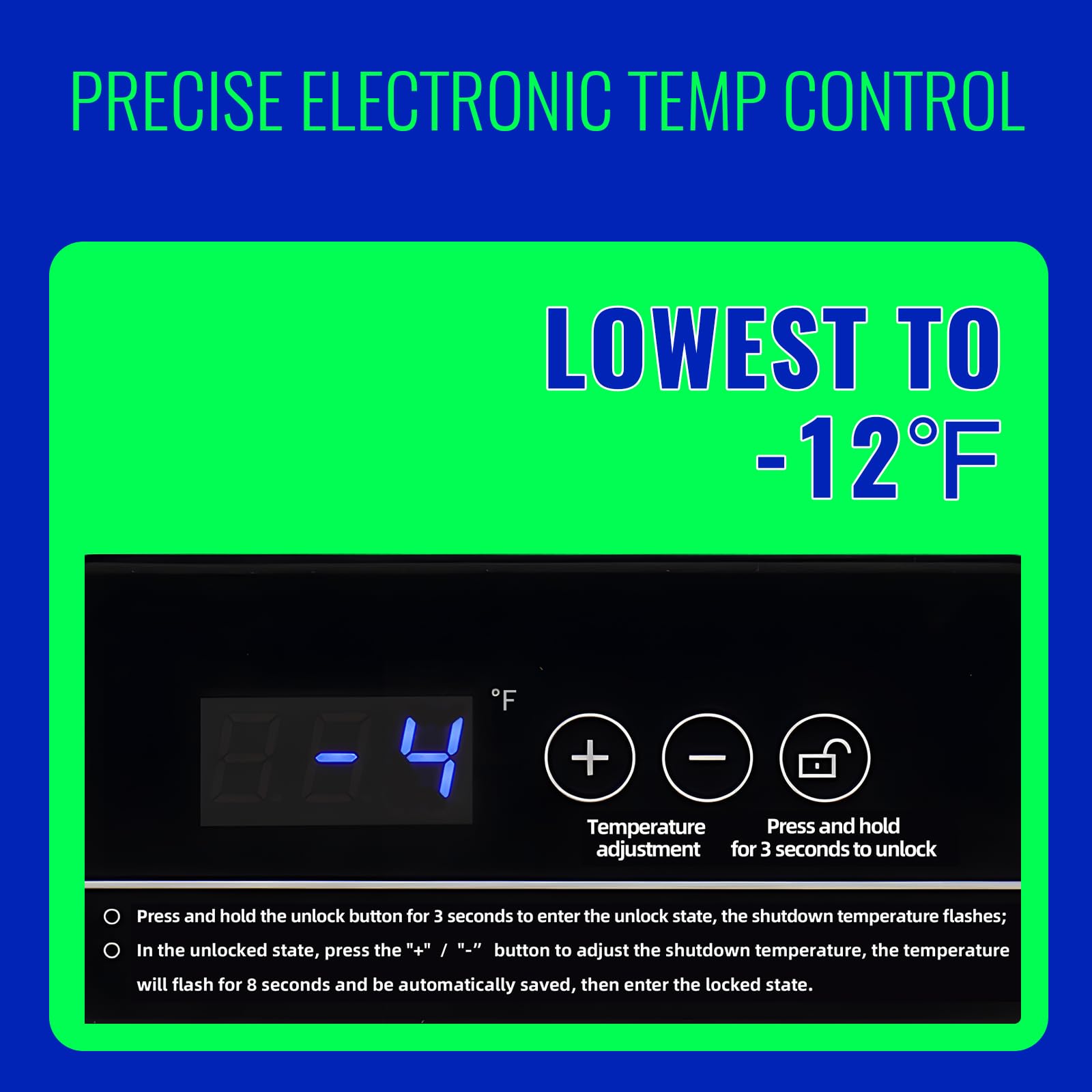 Demuller Chest Freezer With Electronic Panel, Accurate Temperature Display To 1 ℉ And Easy To Use 5.0 Cu.Ft Deep Freezing With 2 Removable Baskets White on Fridge.com - View 3
