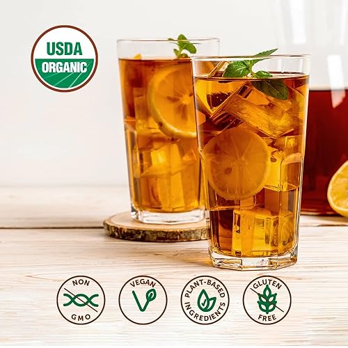 Miniatura 7 de Super Organics Té Daily Defense (orgánico) con superalimentos y probióticos (compatible con Keurig K-Cup), 10 tazas individuales