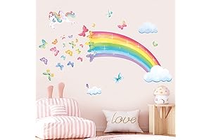 Decalmile Rainbow Wall Decals