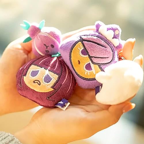 Miniatura 4 de Llaveros de peluche Mascot Vol.4 Blackberry Cookie, Púrpura, marfil, blanco