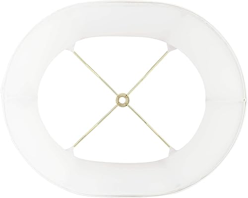 Miniatura 4 de Juego de 2 pantallas ovaladas para carreras, color blanco, mediano de 12 pulgadas de ancho x 9 pulgadas de profundidad en la parte superior y 15