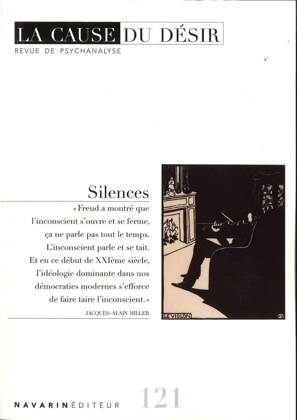 La Cause du désir n°121 : Silences - Février 2026