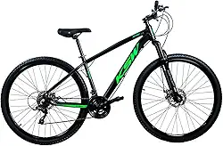 BICICLETA KSW XLT 100 21V SHIMANO RODA LIVRE ARO 29 FREIO A DISCO TAMANHO 19