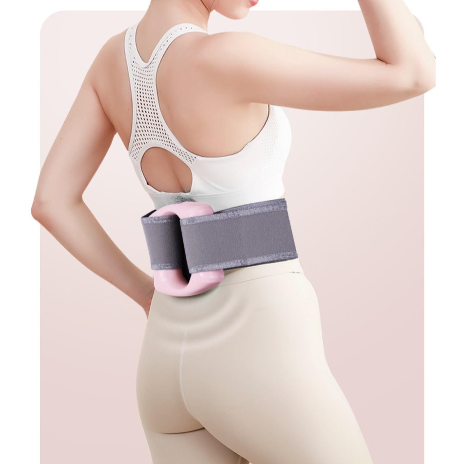 Anneau de Massage Fascial Multifonction - Pistolet Massage Profond 5 Intensités & 3 Modes - Corps Entier & Silencieux (Bleu)