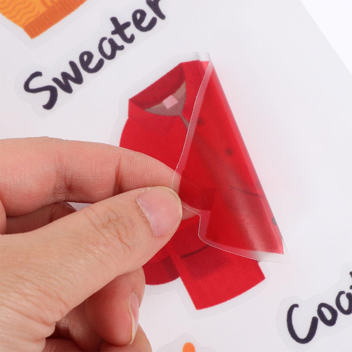 BESPORTBLE 8 Set Etichette per Abbigliamento Set per Classificazione e Organizzazione Decorazioni per e Dei Facili Applicare e Versatili per Identificare