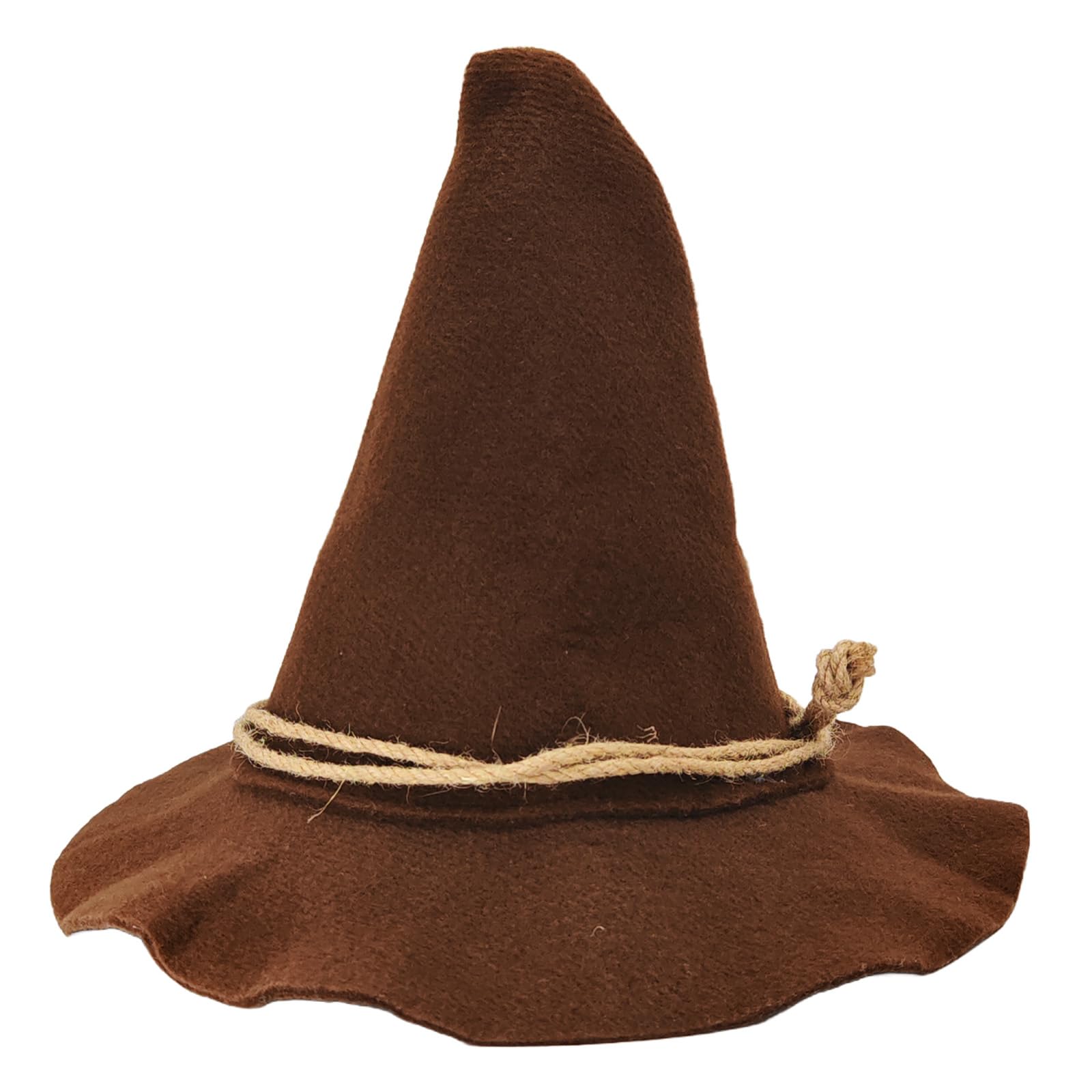 Witch Wizard Hat for Adults Felt Wide Brim Pointed Hat 