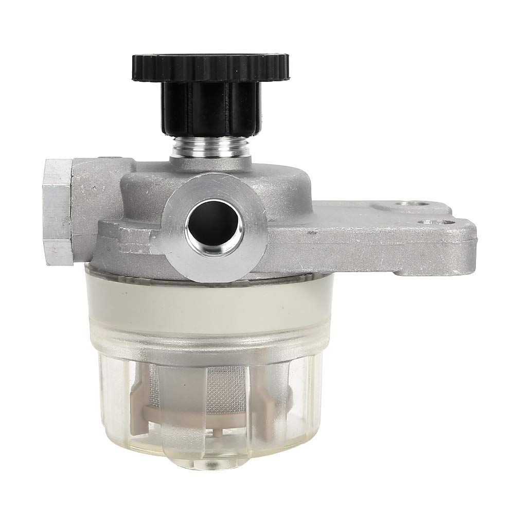 Qiilu Séparateur d'eau de filtre à carburant, pompe auxiliaire manuelle de séparateur huile-eau universel de voiture A0000907350