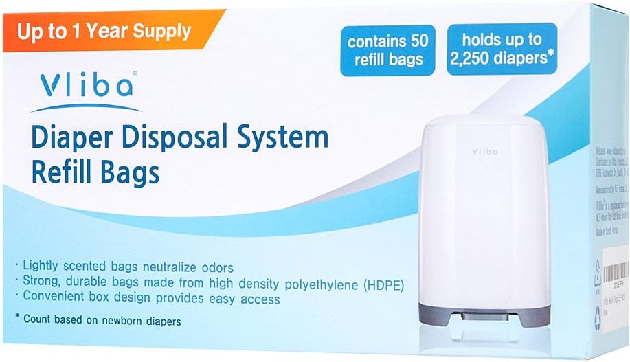 Diaper Pail Refill Bags (2-Pack)