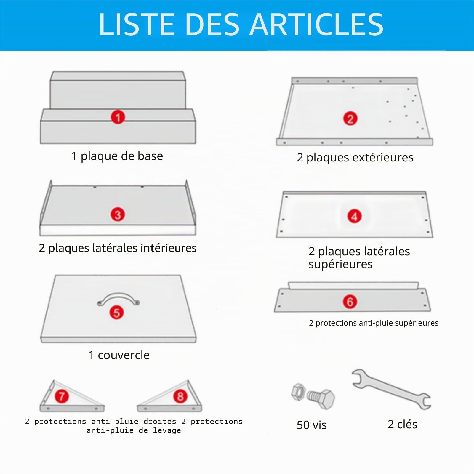 25kg Mangeoire Poules Automatique Metal Mangeoire à Volaille avec Couvercle Anti-Pluie Exterieur Distributeur de Nourriture pour Poules Canards Oies Volailles