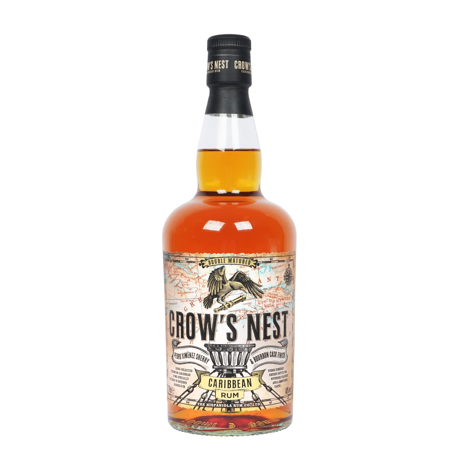 Crow's Nest Caribbean Rum, 70cl