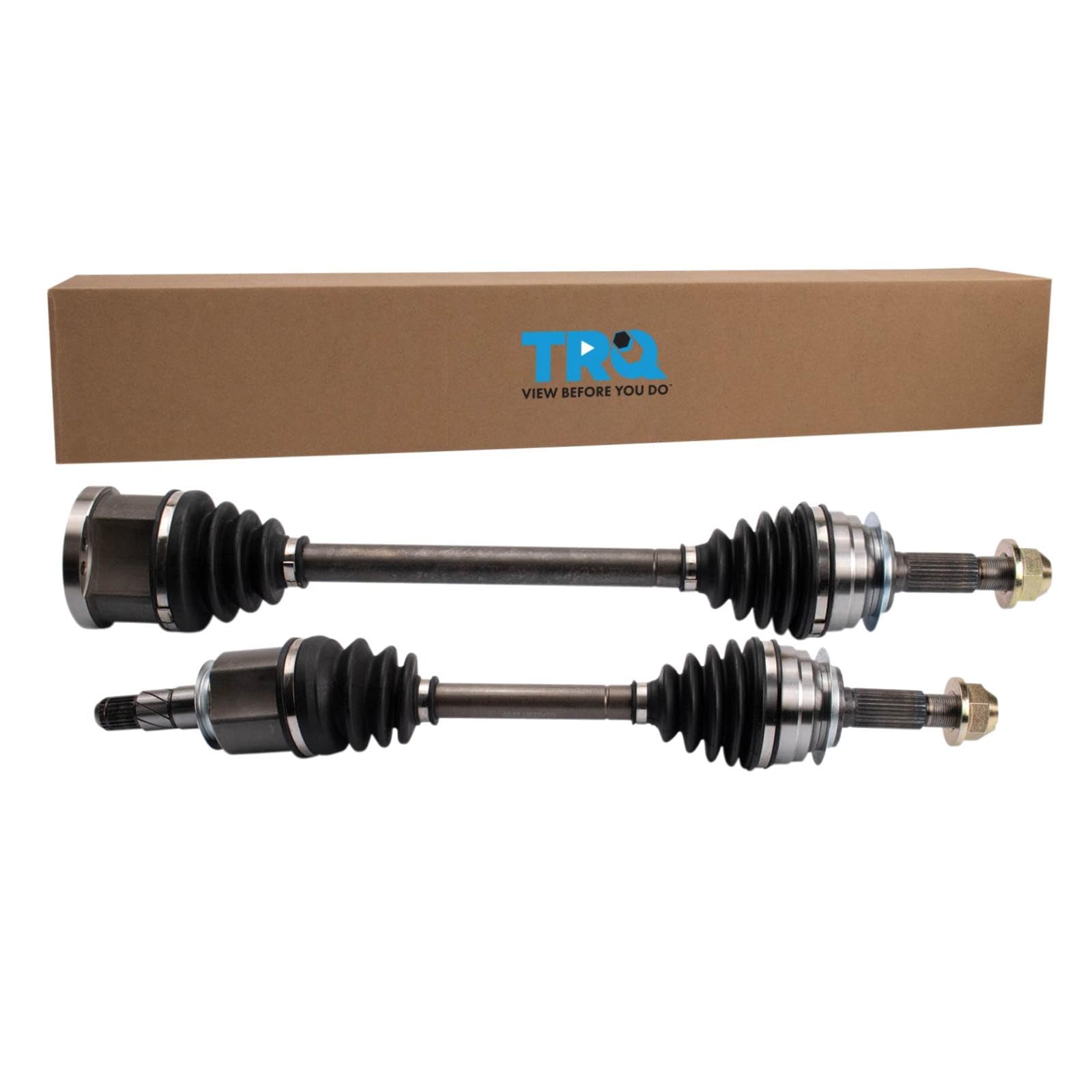 TRQ Front Driver and Passenger Side CV Axle Assembly Set 2 Piece