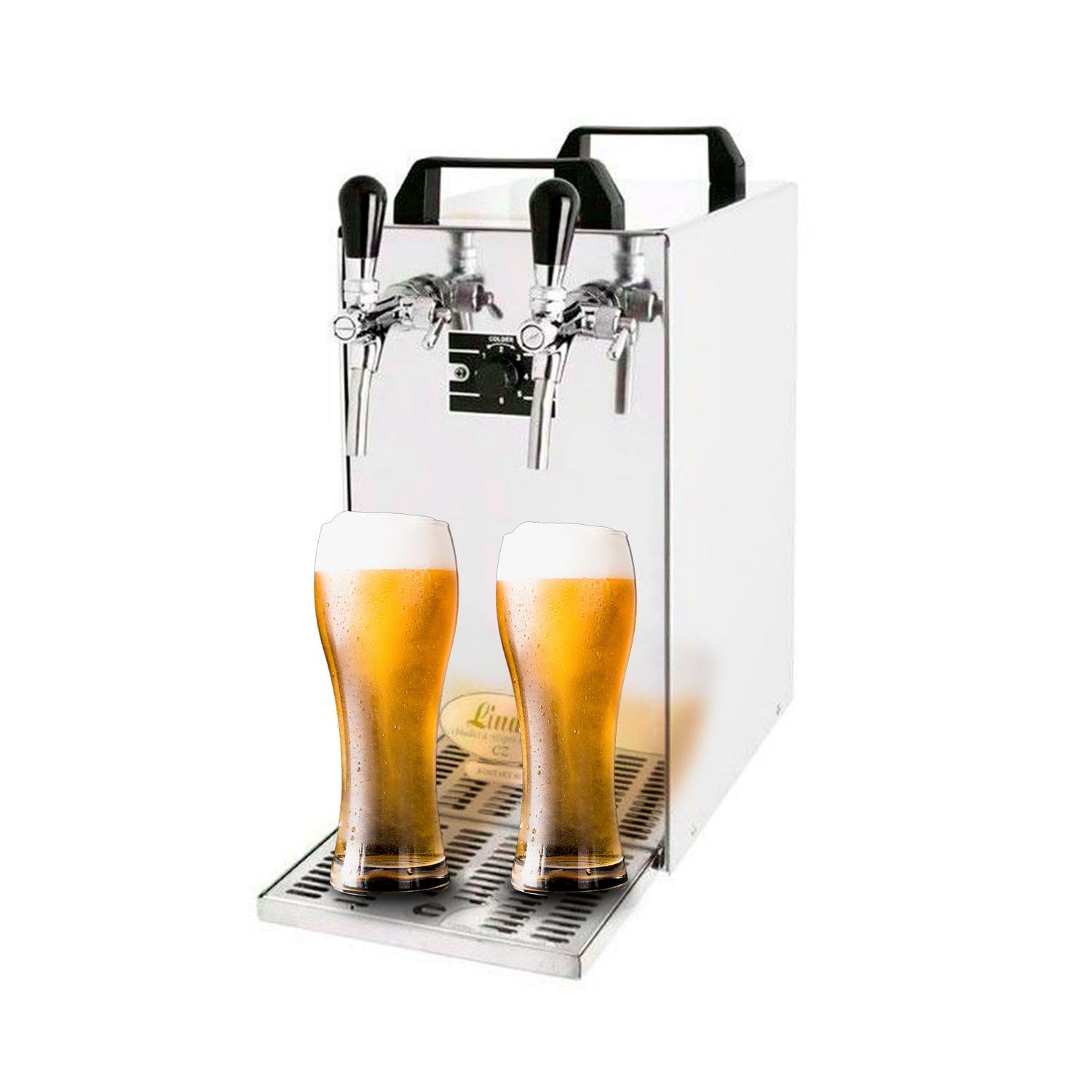 Zapfanlage - Kontakt 40 Bierzapfanlage 2-leitig Trockenkühler, Durchlaufkühler 50 Liter/h, Green Line