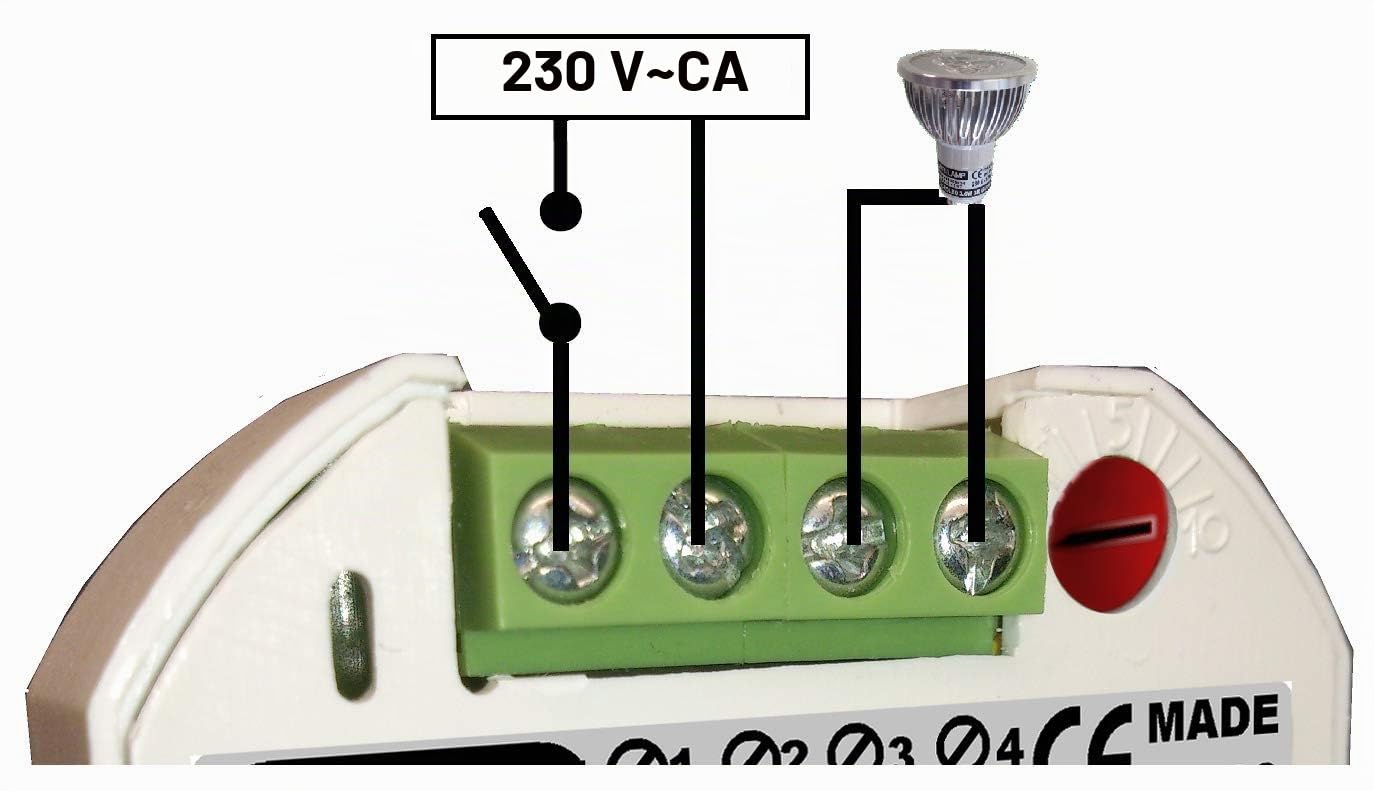 CLIC CLAC LED 250. Regulador UNIVERSAL a INTERRUPTORES para cualquier LED regulable (PATENTADO). 250W Max.
