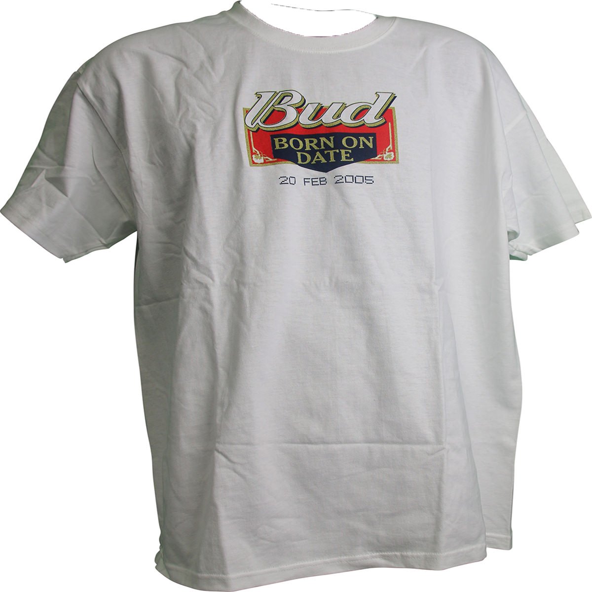 Dale Earnhardt Jr #8 Bud Born On Date 20 FEB 2005 Vintage Adult Men's T-Shirt