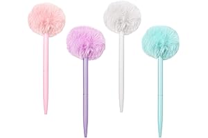 Adorable Fluffy Ballpoint Pens for Girls