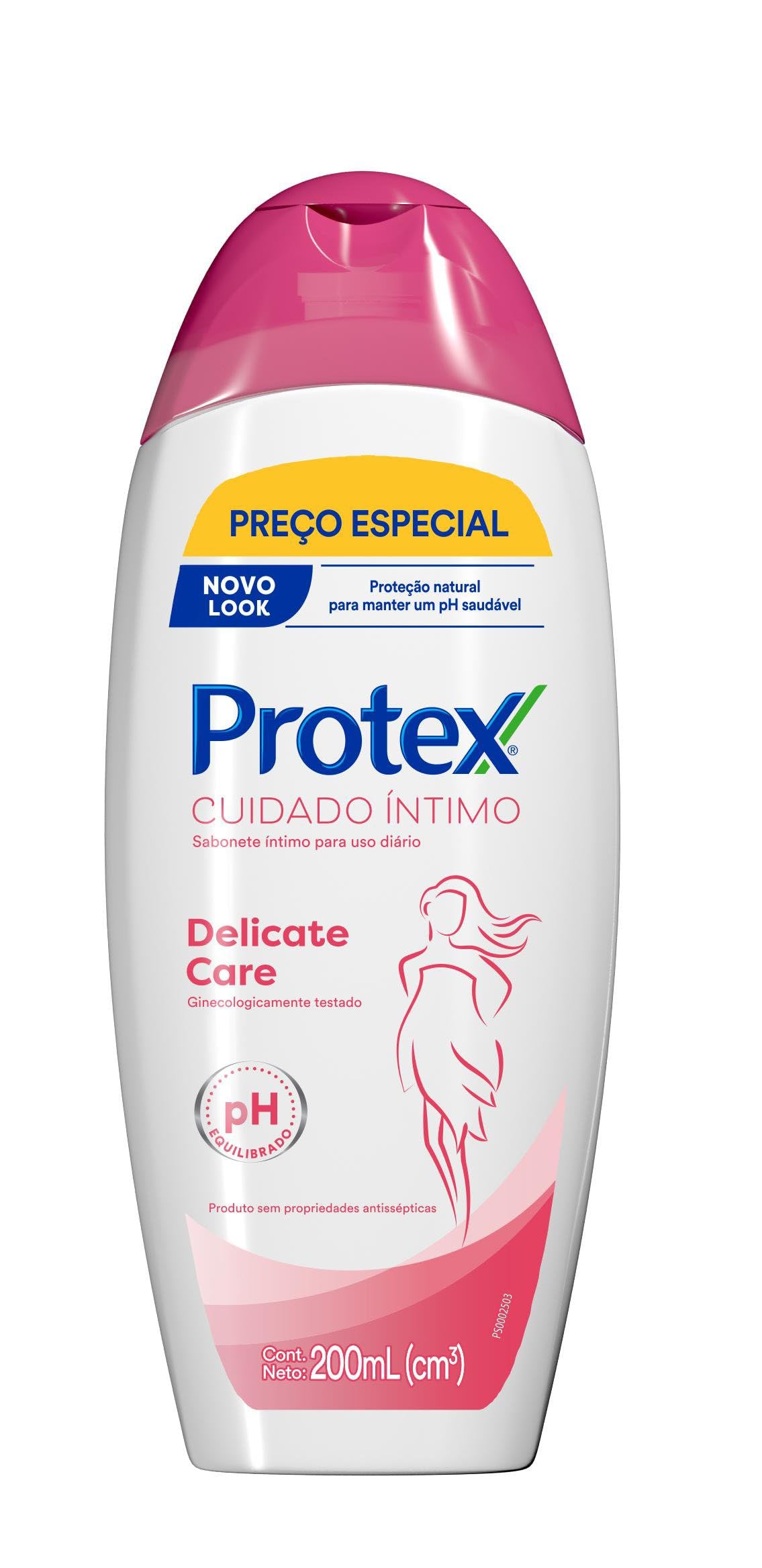 Sabonete Líquido Protex Cuidado Íntimo Delicate Care 200ml - Promo