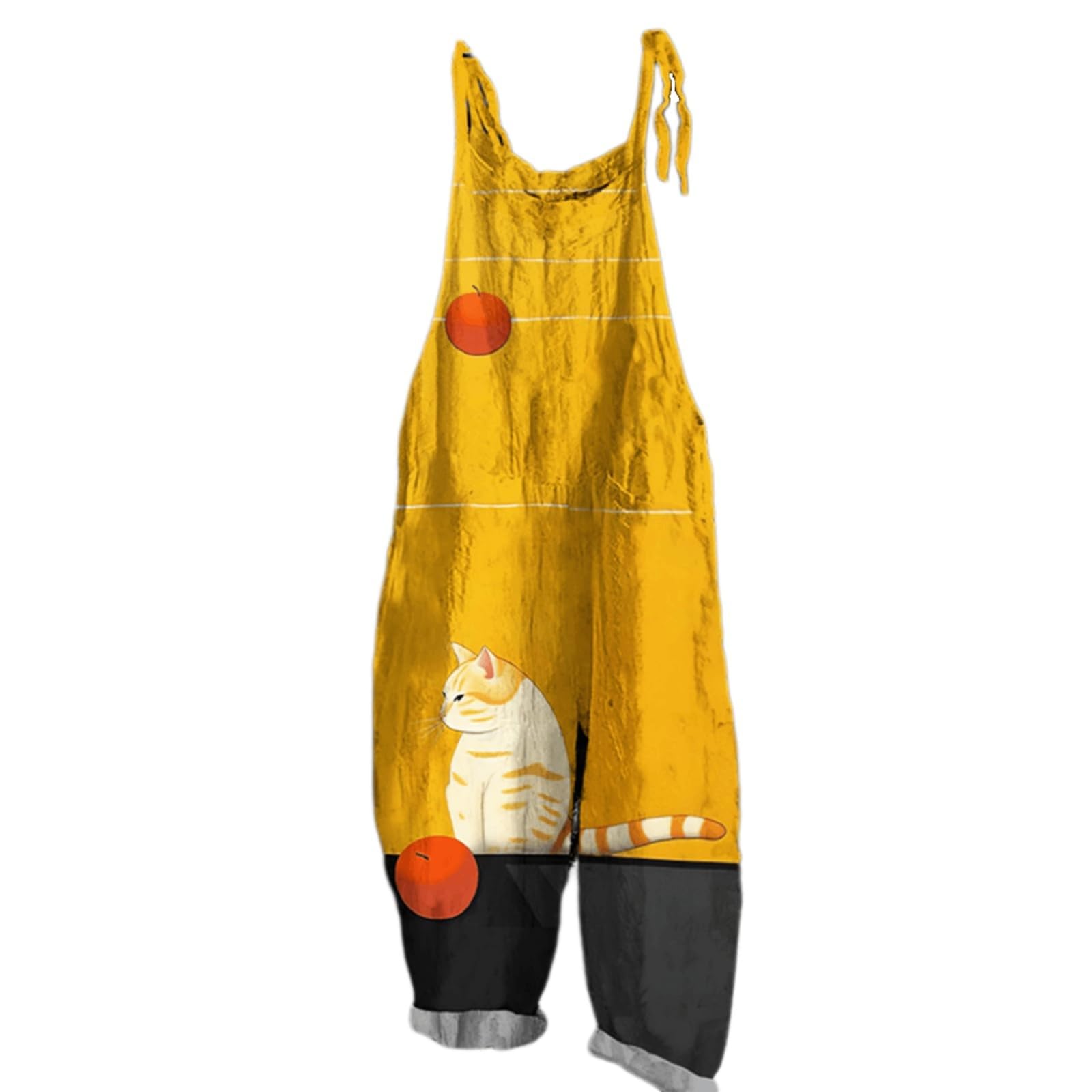Salopette Donna Con Fiori Stile Con Tasche Laterale Tuta Vintage Taglie Forti Gamba Dritta Salopette Casual Senza Maniche Estiva Overall Con Spalline Regolabili In Lino Jumpsuit