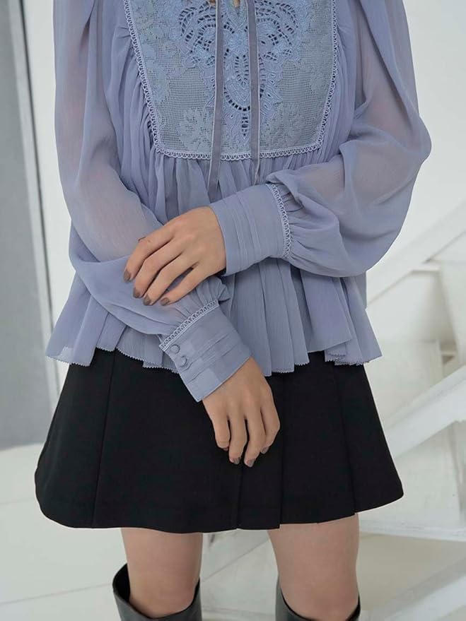 Amazon.co.jp: [スナイデル] エンブロイダリー楊柳シフォン