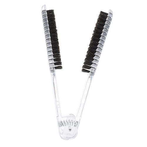 Cepillo de pinza para alisar el cabello Pinza para el cabello Cepillo de doble cara alisador de doble cara cepillo alisador de pelo Peine de