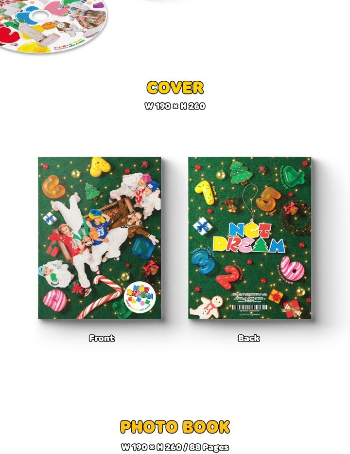 Miniatura 3 de NCT DREAM - Álbum especial de invierno de caramelos versión de libro de fotos CD+1 póster plegable en el paquete+1 póster de letras + libro de fotos