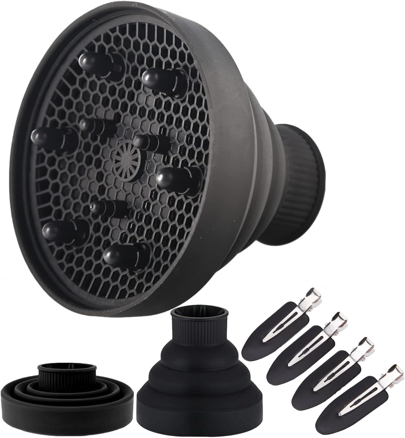 Amazon.co.jp Sweet Plus ヘアドライヤー ディフューザー スタイラー カバー ヘアスタイリング 風量調整 温風乾燥