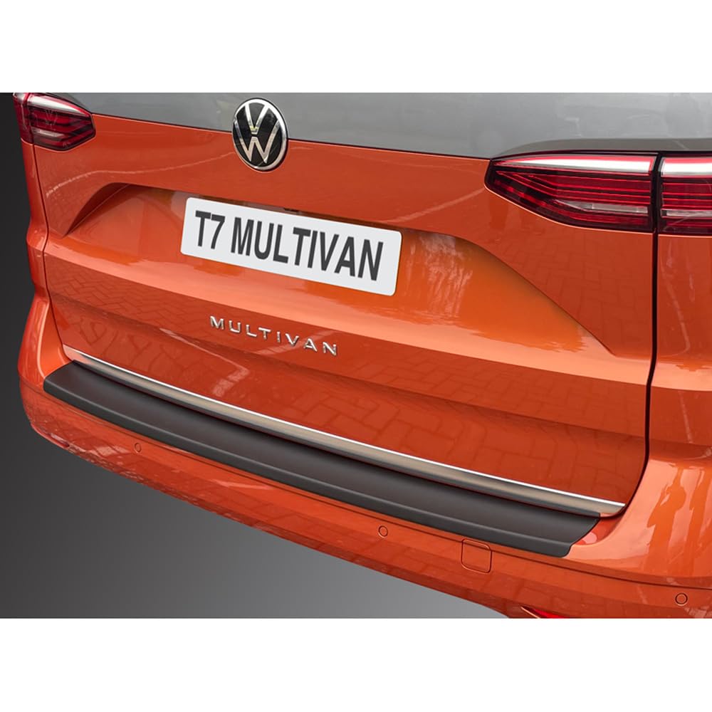 RGM ABS Rear bumper protector compatible with Volkswagen Multivan T7 2021- Black