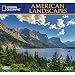 National Geographic American Landscapes - 2017 Calendar 13 x 12in
