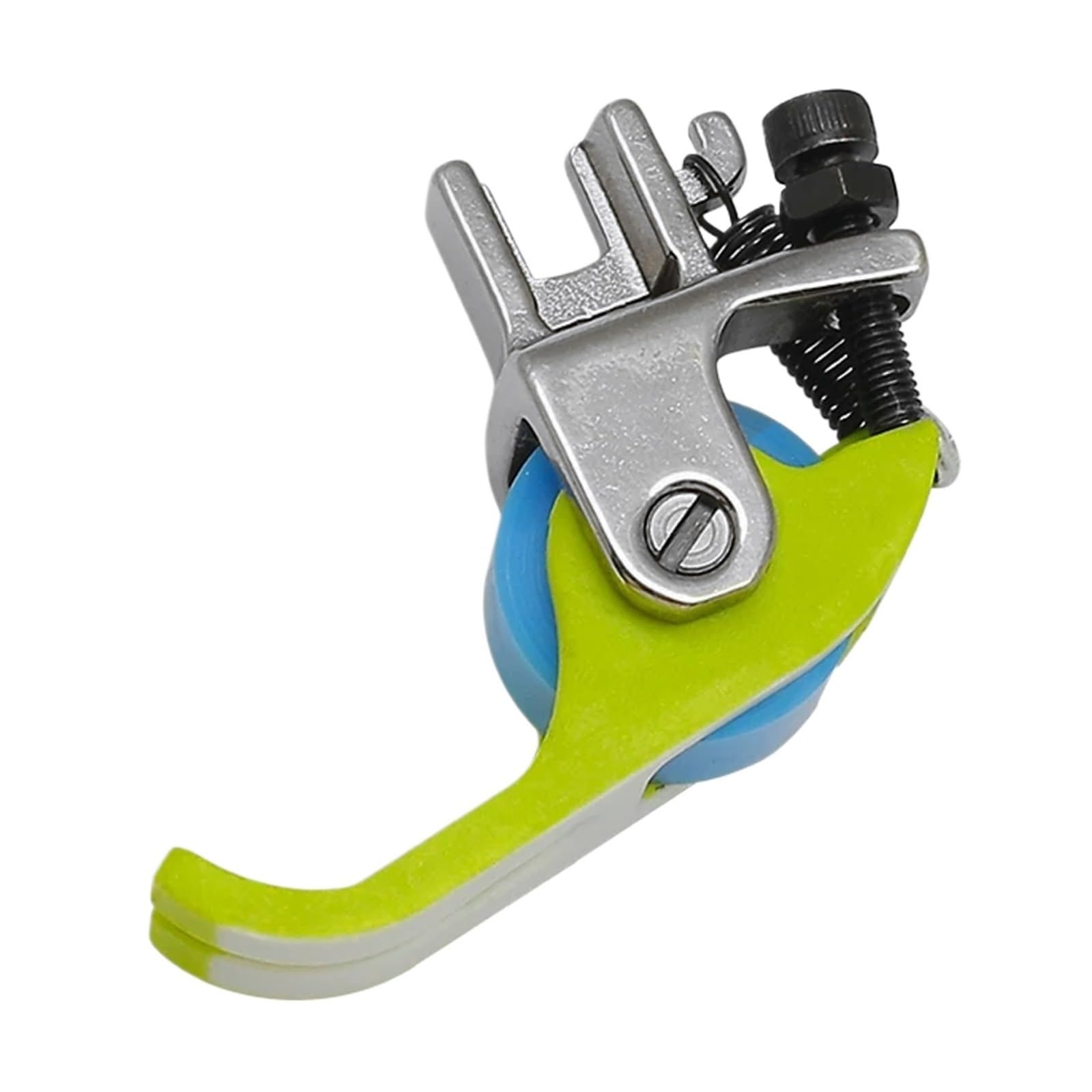 1Pc Narrow Roller Presser Foot for Industrial Single Needle Lockstitch Sewing Machine Accessories(Green Blue)