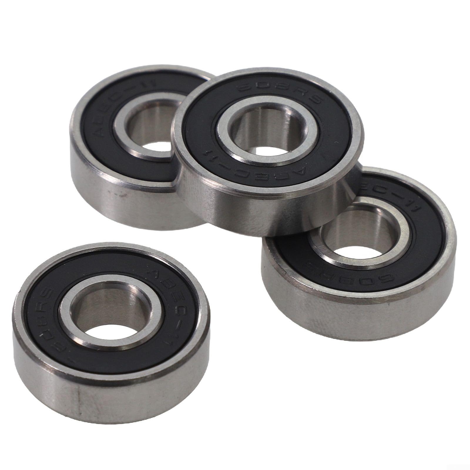 ABEC 11 Roller Skate Wheel Bearings Set of 8 for Skateboard and Scooter (Black)