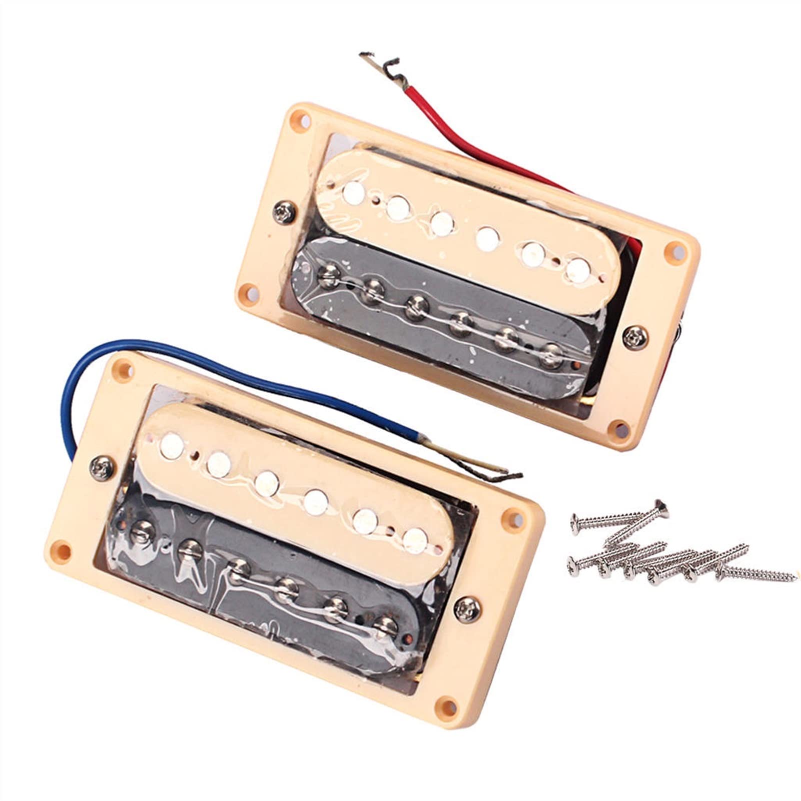 pastilla de guitarra eléctrica 1 Juego N + B Humbucker Dual Bobinas Pastillas Bricolaje Para 6 Cuerdas Accesorio De Guitarra Eléctrica. guitarra eléctrica pastillas